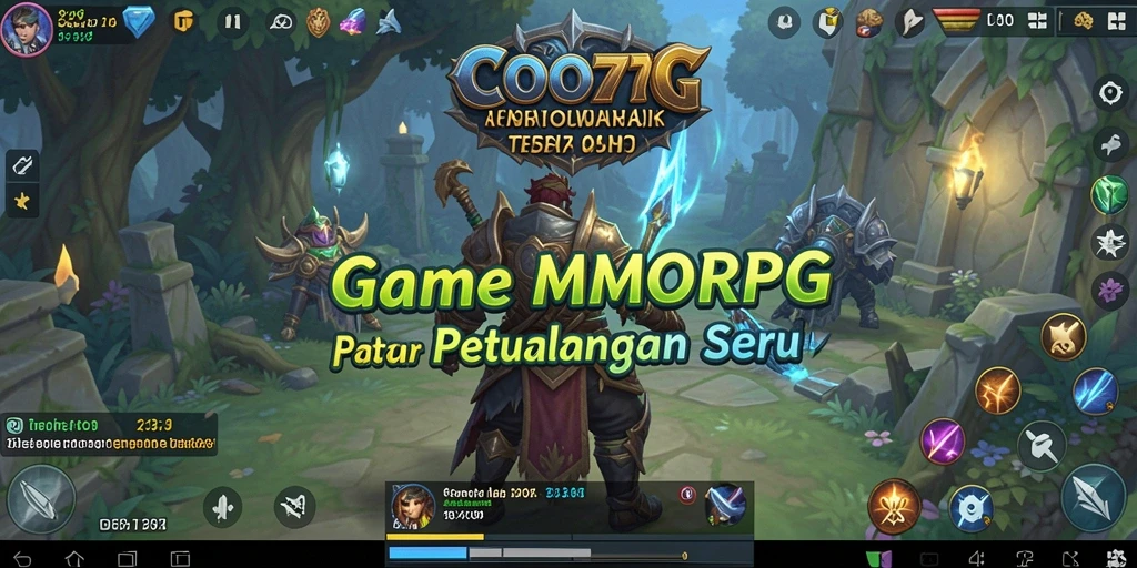 Screenshot dari gameplay COO77 yang menampilkan aksi pertarungan epik.