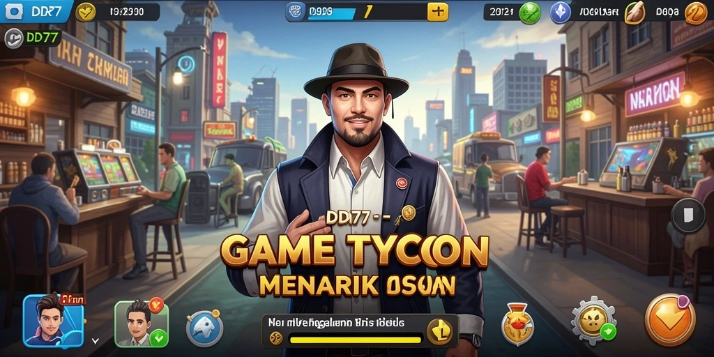 Tampilan menarik dari gameplay IDR77 saat membangun bisnis.