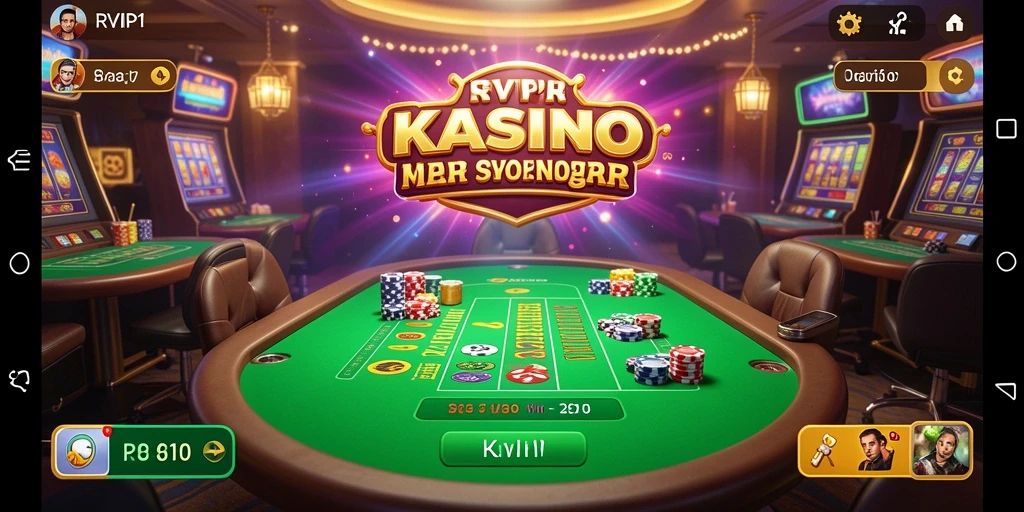 Tampilan gameplay seru dari permainan Kasino RVIP1.